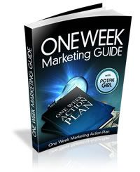 one week marketing plan for affiliates