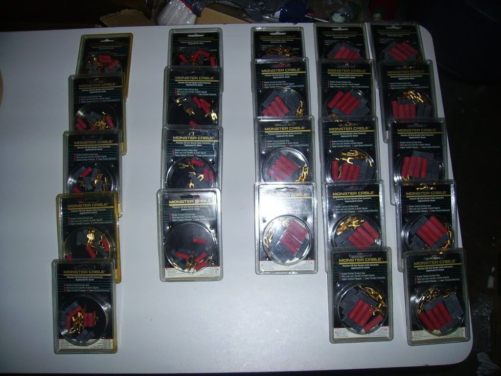 Monster Cable Car Audio spade connectors Car