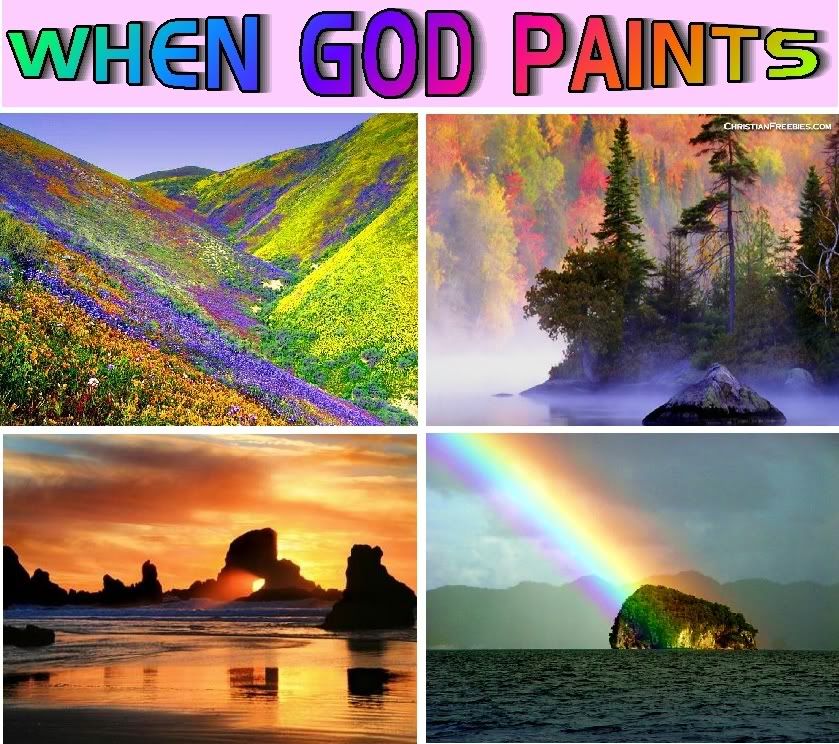 When God Paints Pictures, Images and Photos