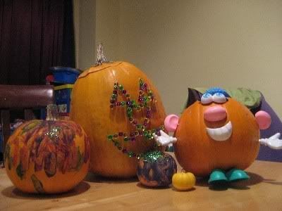 Kid Friendly Decorated Pumpkins