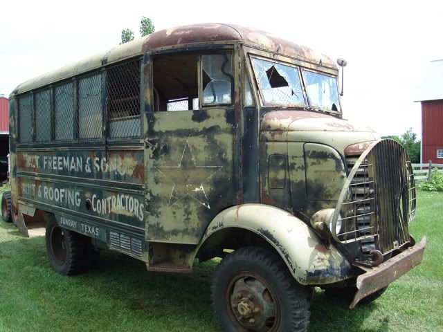 A really cool camper maybe? 1943 White 444-T 2751 made. A rare one