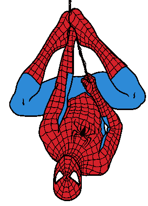 Hanging Spider Man