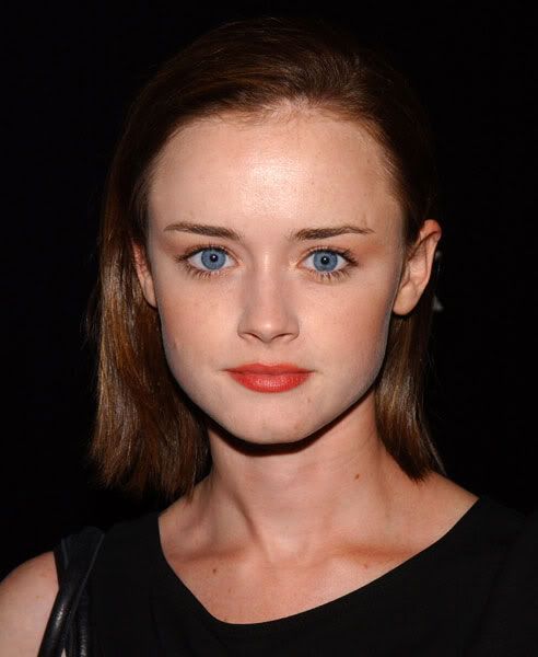 alexis bledel makeup. Simple make up and Alexis