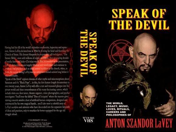Anton Szandor LaVey   Speak of the Devil [1 VHSrip   AVI] preview 0