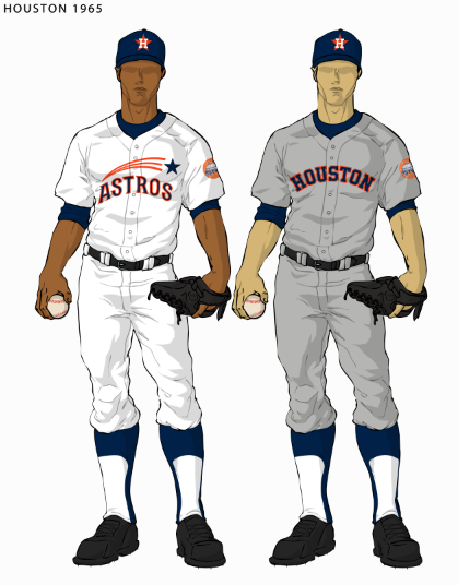 old houston astros uniforms. Over the years the Astros