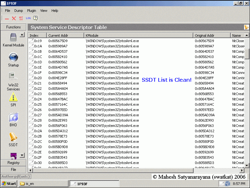 13_SSDT_List_is_Clean