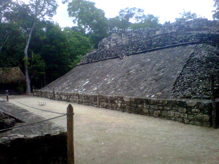Coba Mayan ball court