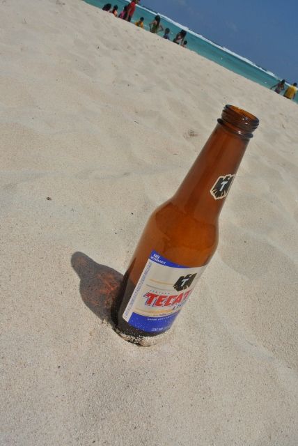Mexico beer beach