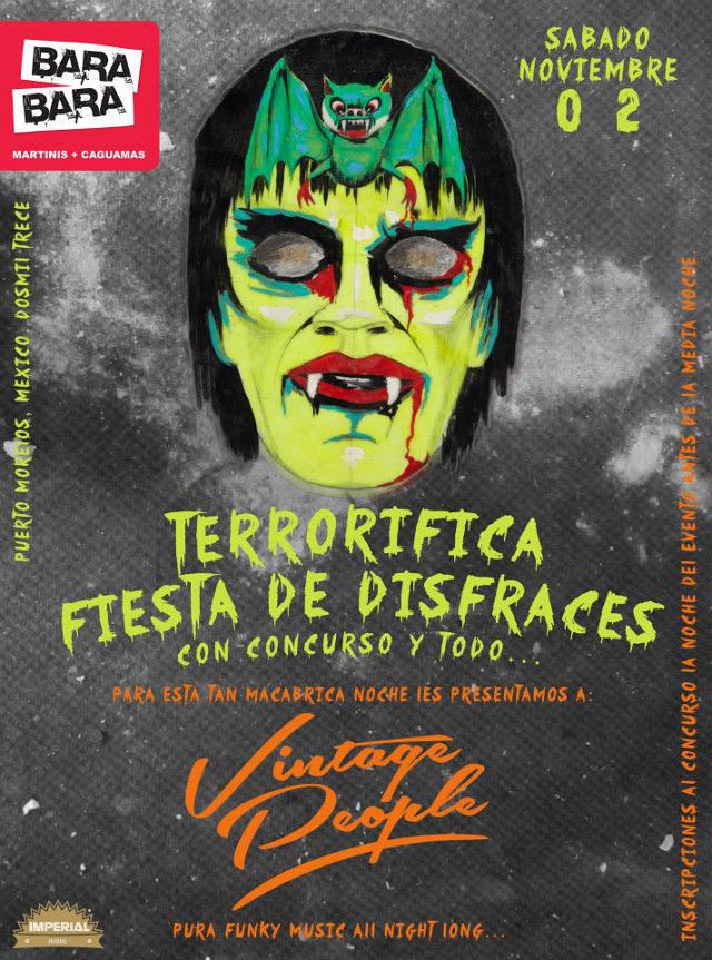 Halloween Playa del Carmen Bara Bara