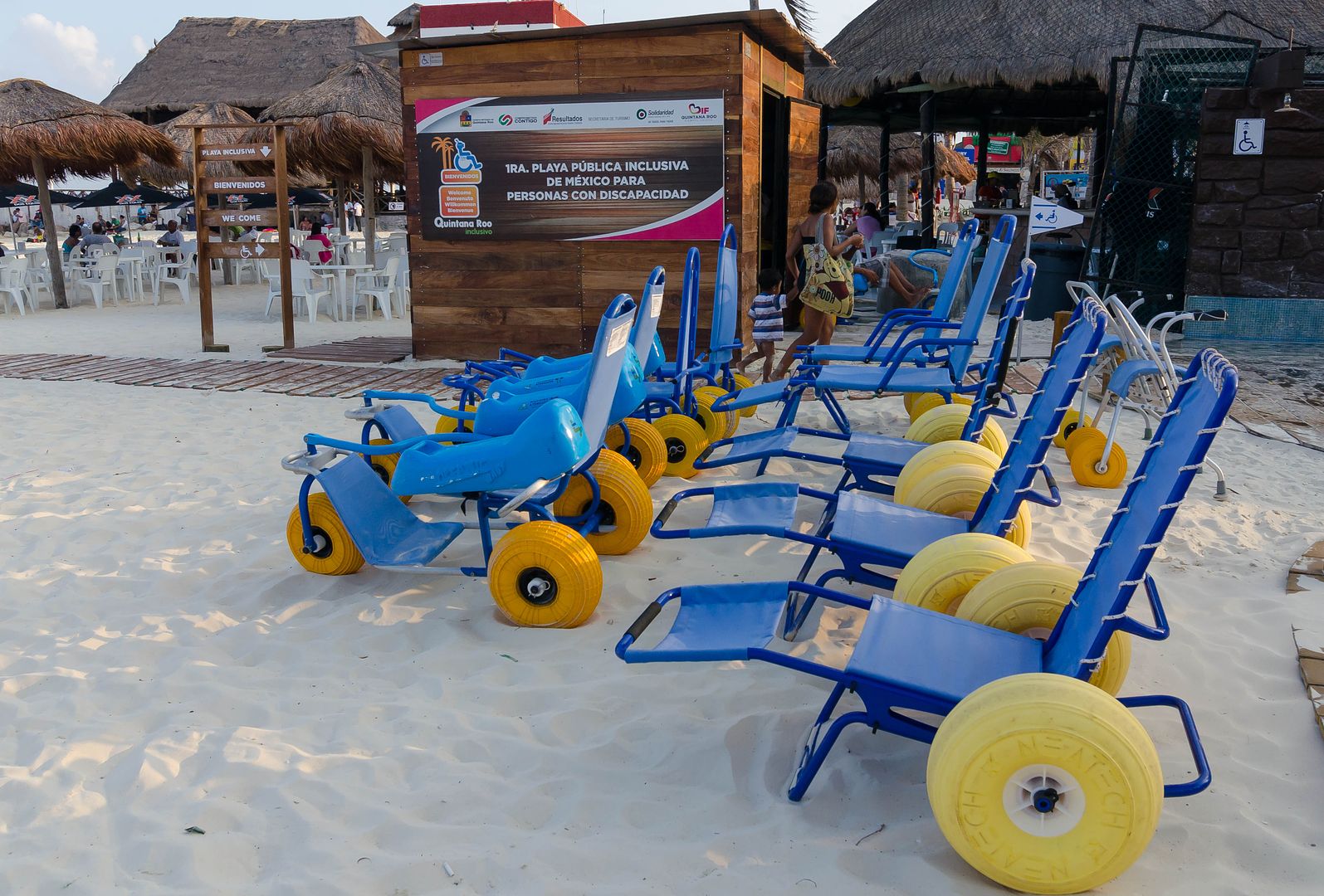 Handicap Access Beach Playa del Carmen