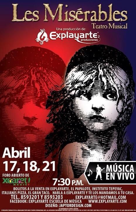 Les Miserables at Xcaret Les Miserables at Xcaret