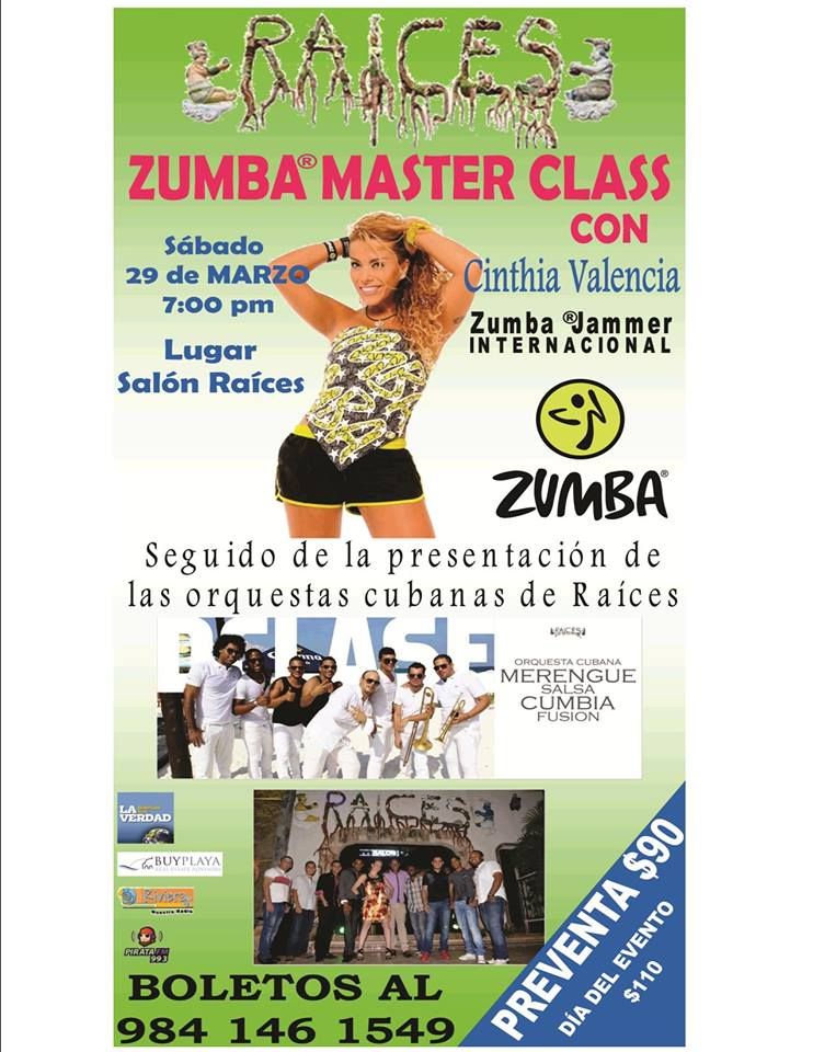 Zumba fitness class Playa del Carmen