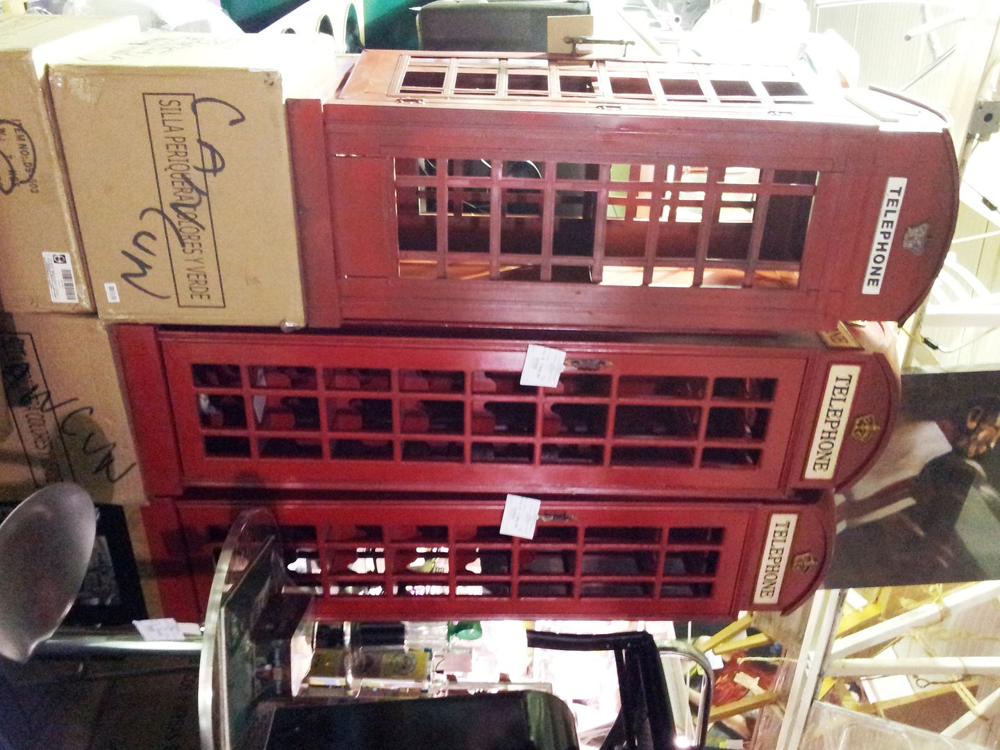 Full size telephone booth