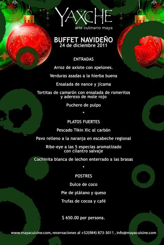 Christmas Dinner at Yaxche
