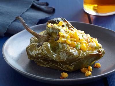 Corn Stuffed Poblano Peppers Corn Stuffed Poblano Peppers