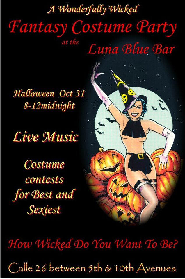 Halloween Party at Luna Blue Hotel