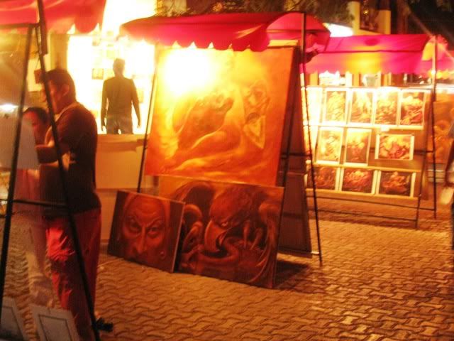 Art on Calle Corazon in Playa del Carmen Art on Calle Corazon in Playa del Carmen