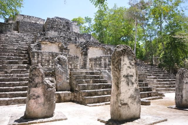 Calakmul Ruins Stellae