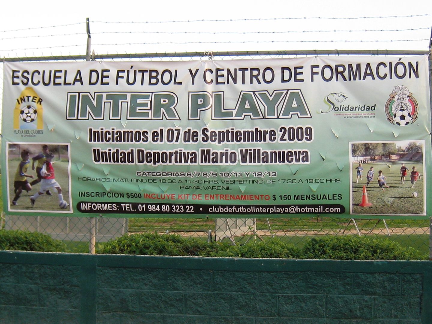 Soccer for Kids in Playa del Carmen
