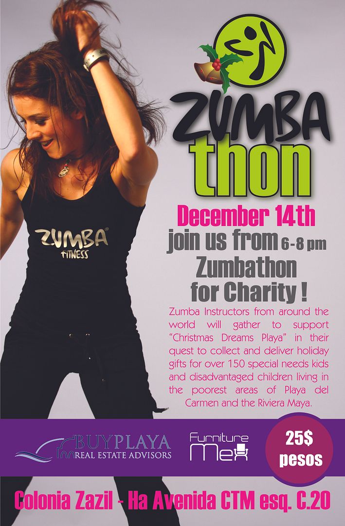 Zumba for Charity in Playa del Carmen