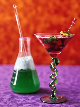 Mad Science [nonalcoholic] Martini Halloween Recipe