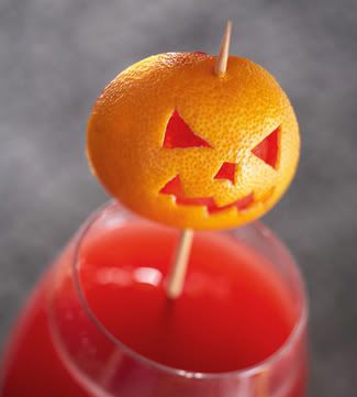Jack-o'-Lantern Hot Cider Halloween Recipe