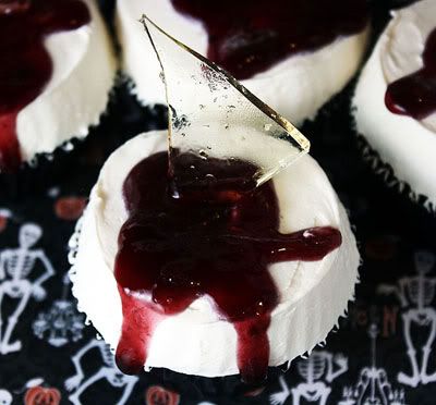 Shards of Glass Cupcakes Halloween Recipe