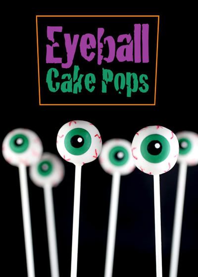 Eyeball Cake Pops Halloween Recipe