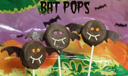 Bat Pops Halloween Recipe