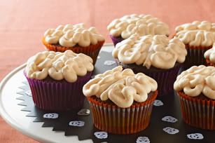 Gooey Brain Cupcakes Halloween Recipe