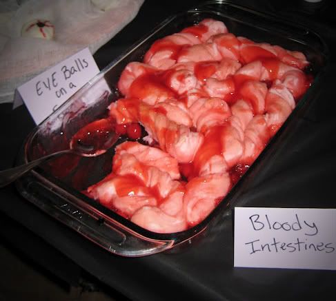 Bloody Intestines Halloween Sweets Recipe