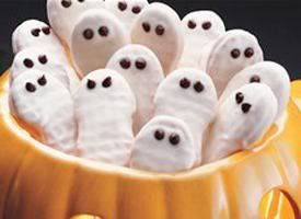 Frightfully Easy Ghost Cookies Halloween Sweets Recipe