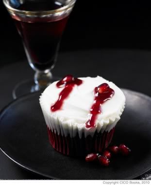 Dracula's Bite Cupcakes Halloween Sweets Recipe