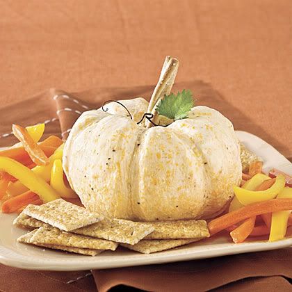 The Great White Pumpkin Cheese Ball Halloween Recipe