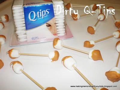 Dirty Q-Tips Halloween Sweets Recipe
