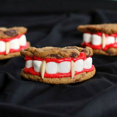 Dracula's Dentures Halloween Cookie Recipe