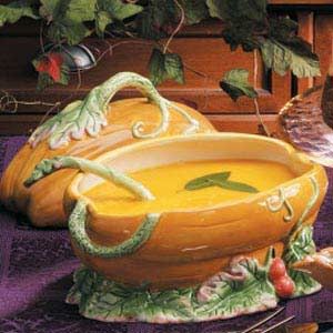 Ginger Squash Soup Halloween Recipe