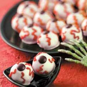 Bloodshot Eyeballs Halloween Recipe