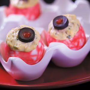 Bloodshot Eyeballs Halloween Recipe