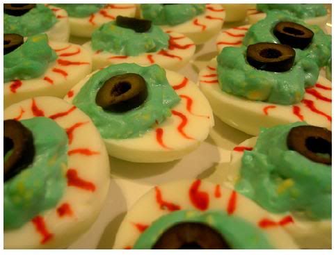 Deviled Eyeballs Halloween Recipe