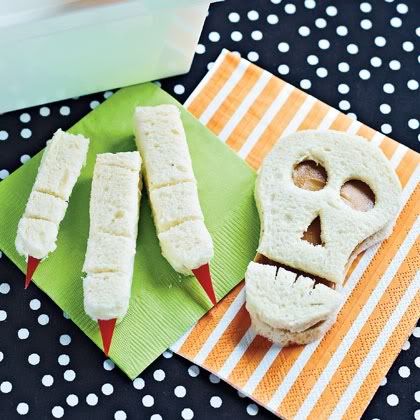 A Mwa-ha-ha-ha Sandwiches Halloween Recipe