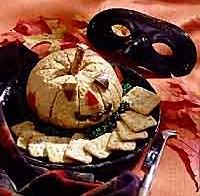 Cute Cheese o' Lantern Halloween Spread Recipe