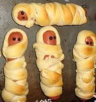 Eerie Mummy Dogs Halloween Hot Dog Recipe