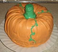 Plump Pumpkin Cake Halloween Cake Recipe