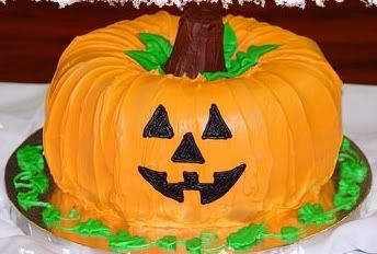 Plump Pumpkin Cake Halloween Pudding Recipe