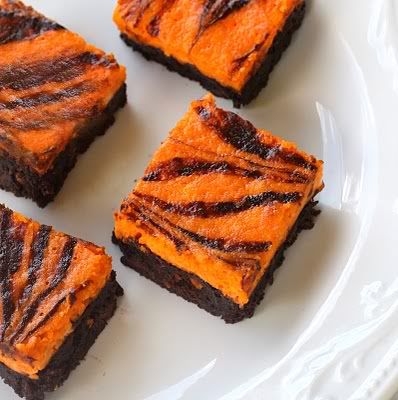 Scream Cheese Brownies Halloween Sweets Recipe