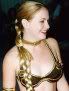 Melissa Joan Hart as Princess Leia on Halloween