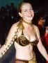 Melissa Joan Hart as Princess Leia on Halloween