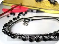Wire Crochet Necklace