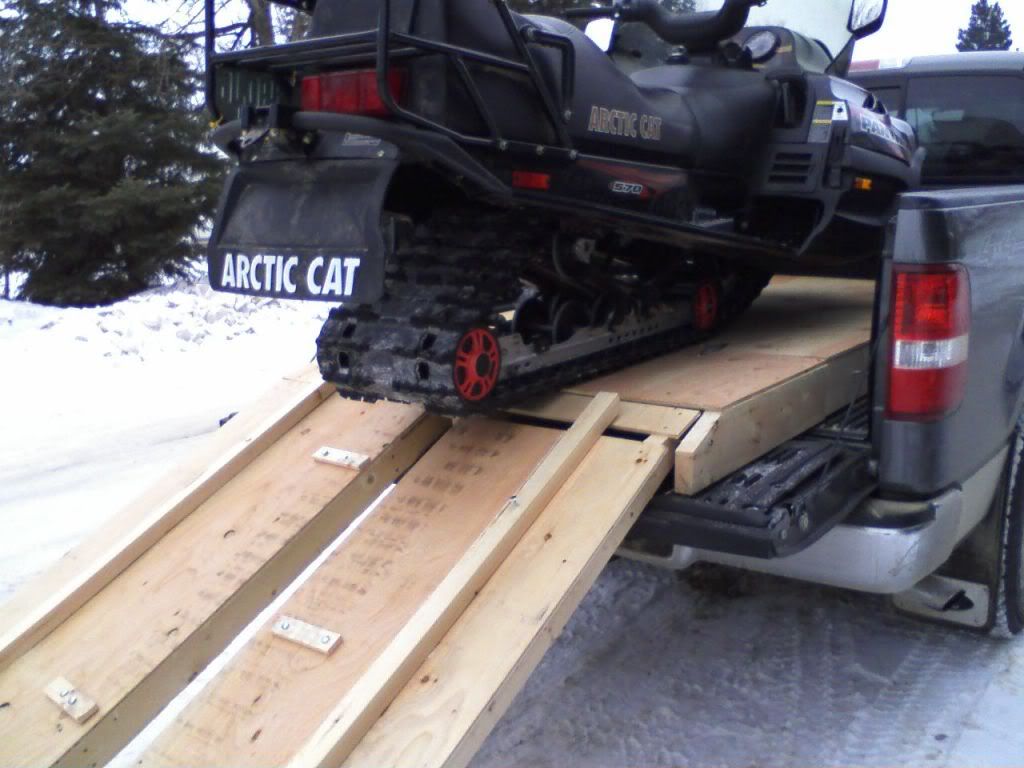 Build Snowmobile Ramp images